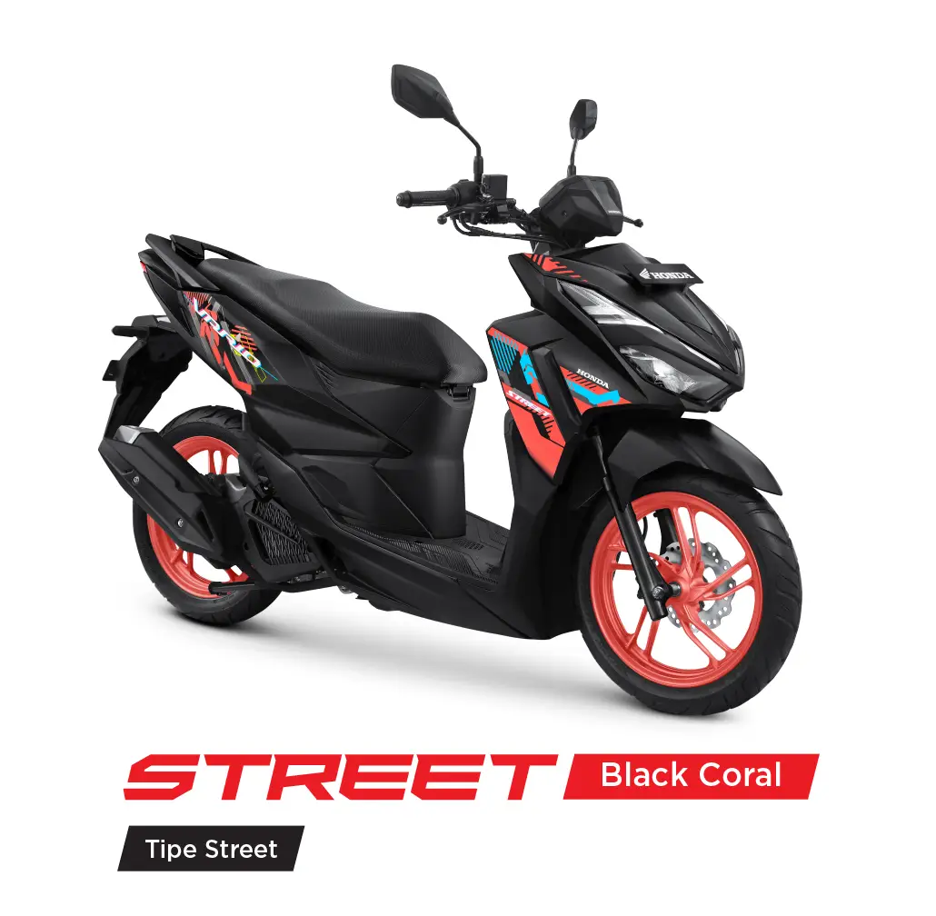 Vario125 Hitam Coral