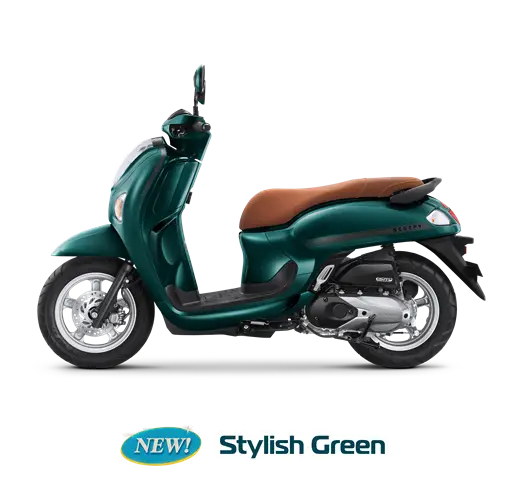 Honda Scoopy Warna Hijau
