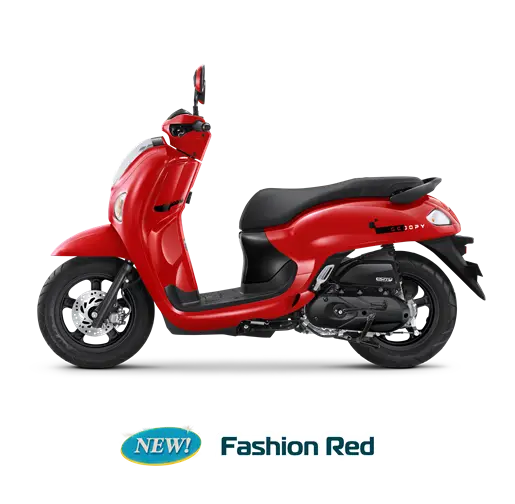 Honda Scoopy Warna Merah