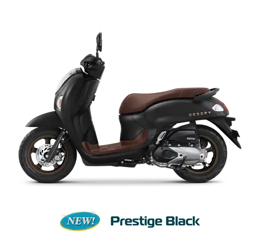 Honda Scoopy Warna Prestige Black